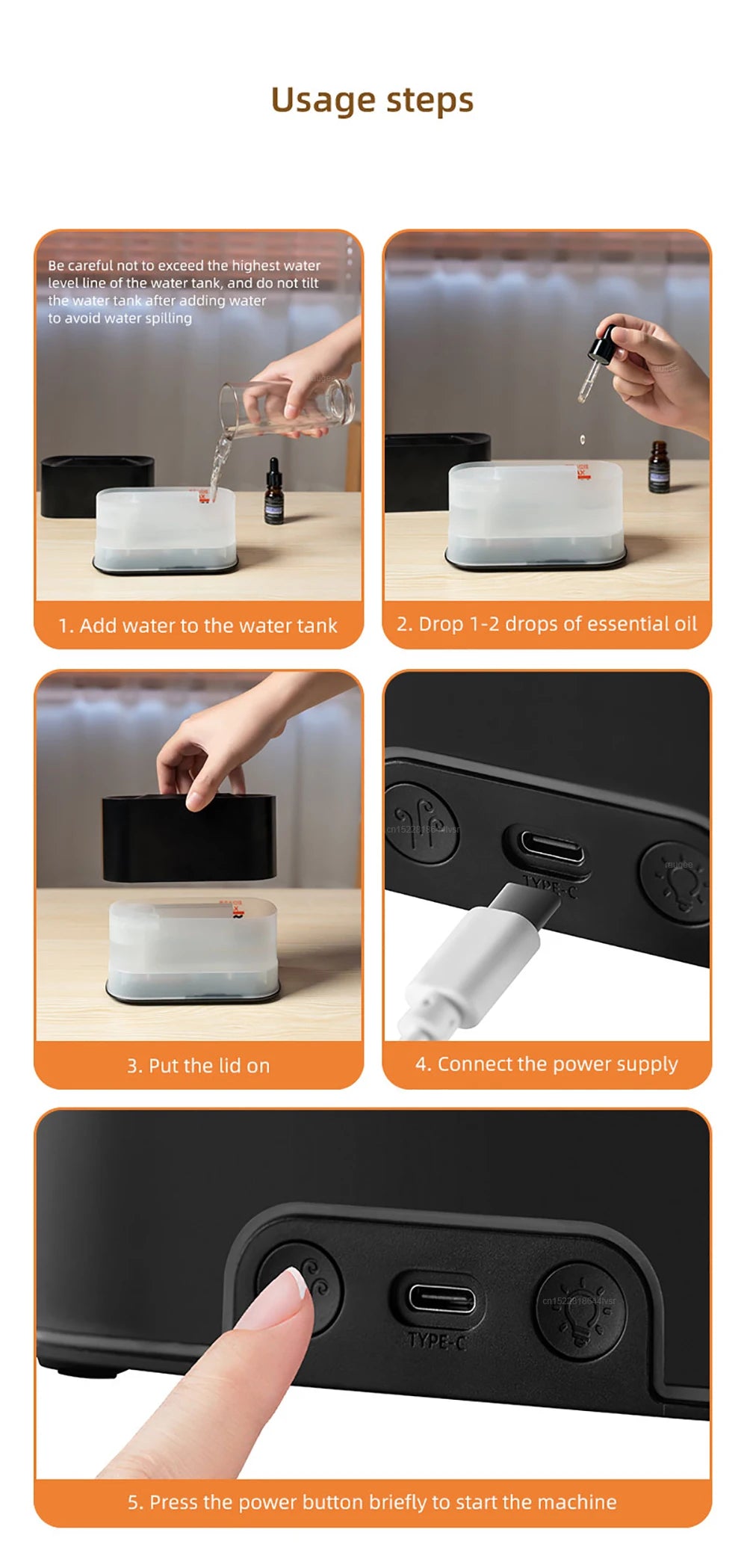 FlameGlow™ Aromatherapy Humidifier