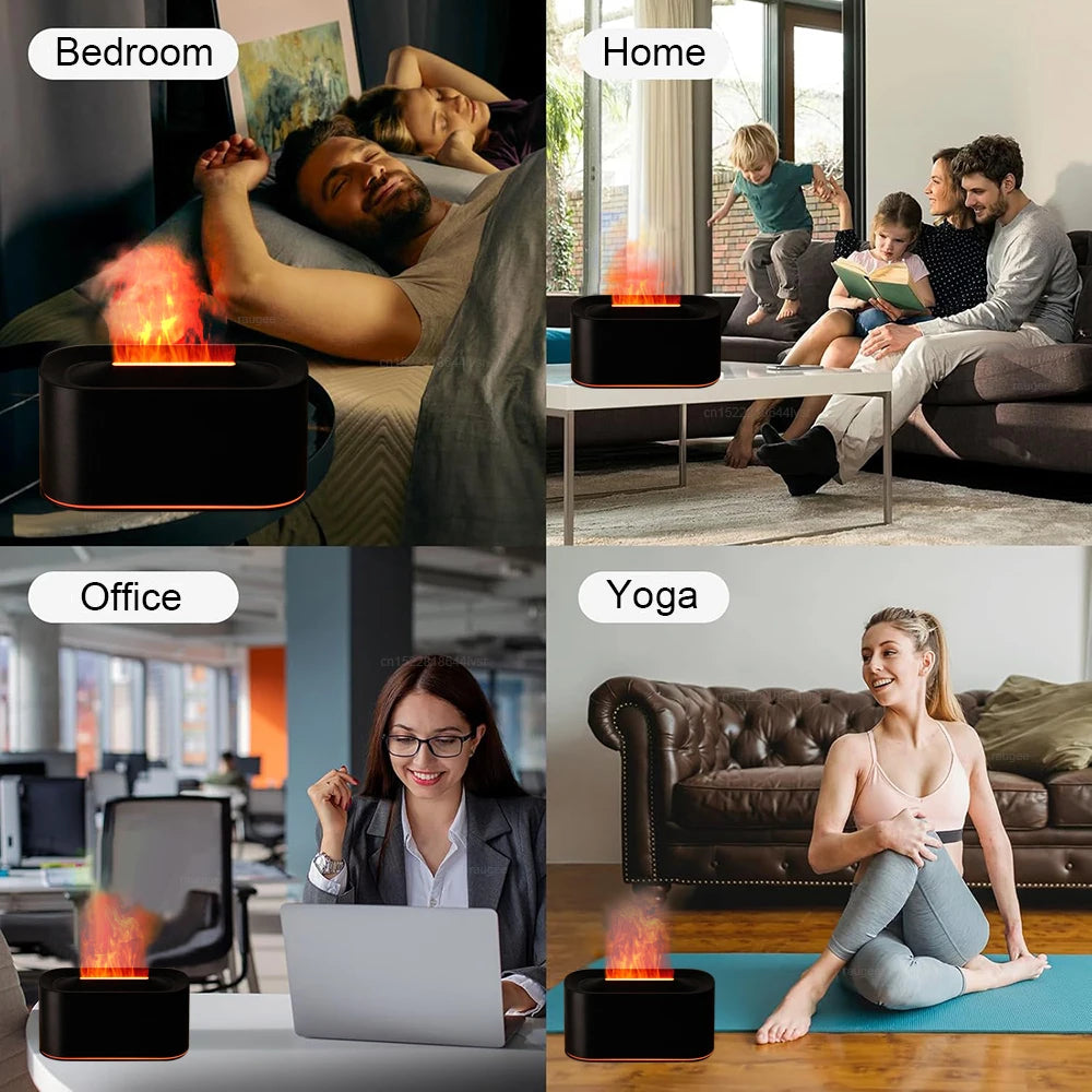 FlameGlow™ Aromatherapy Humidifier